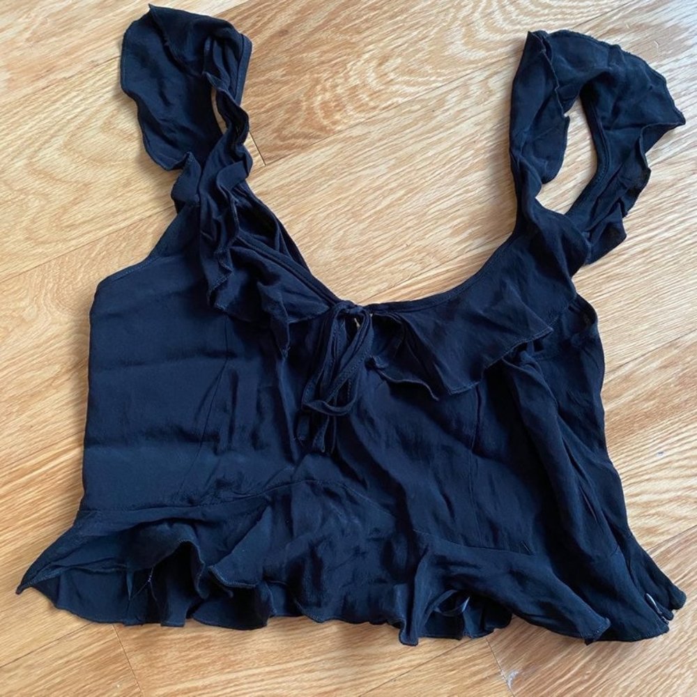 New Ruffle Crop Top